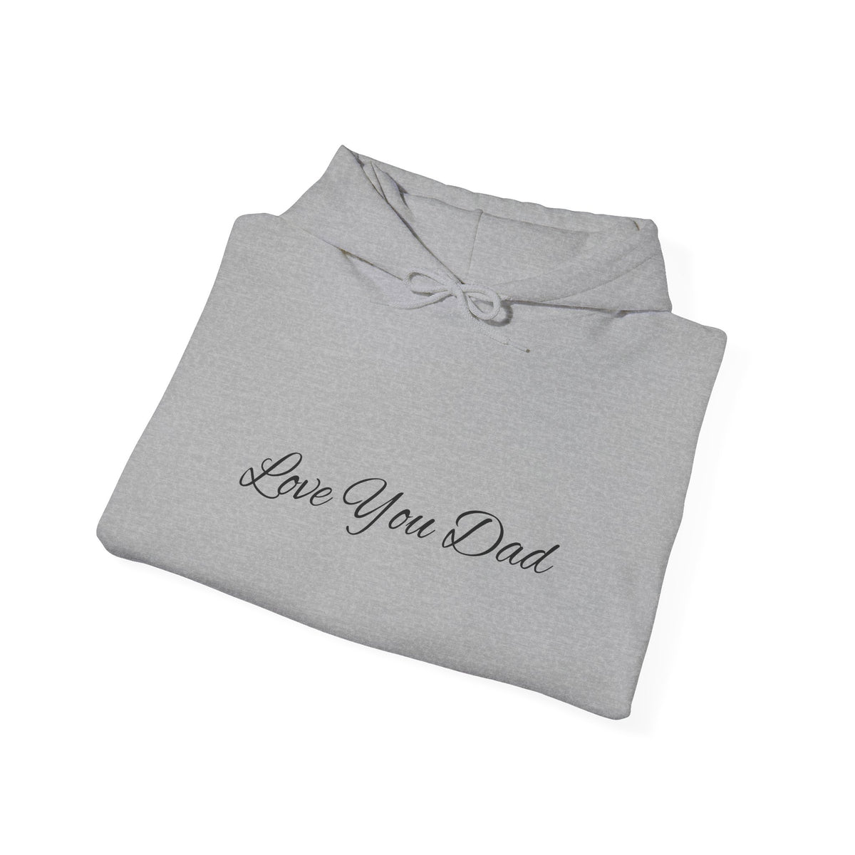 Love You Dad Hoodie with Minimal Script Design for Father’s Day Gift