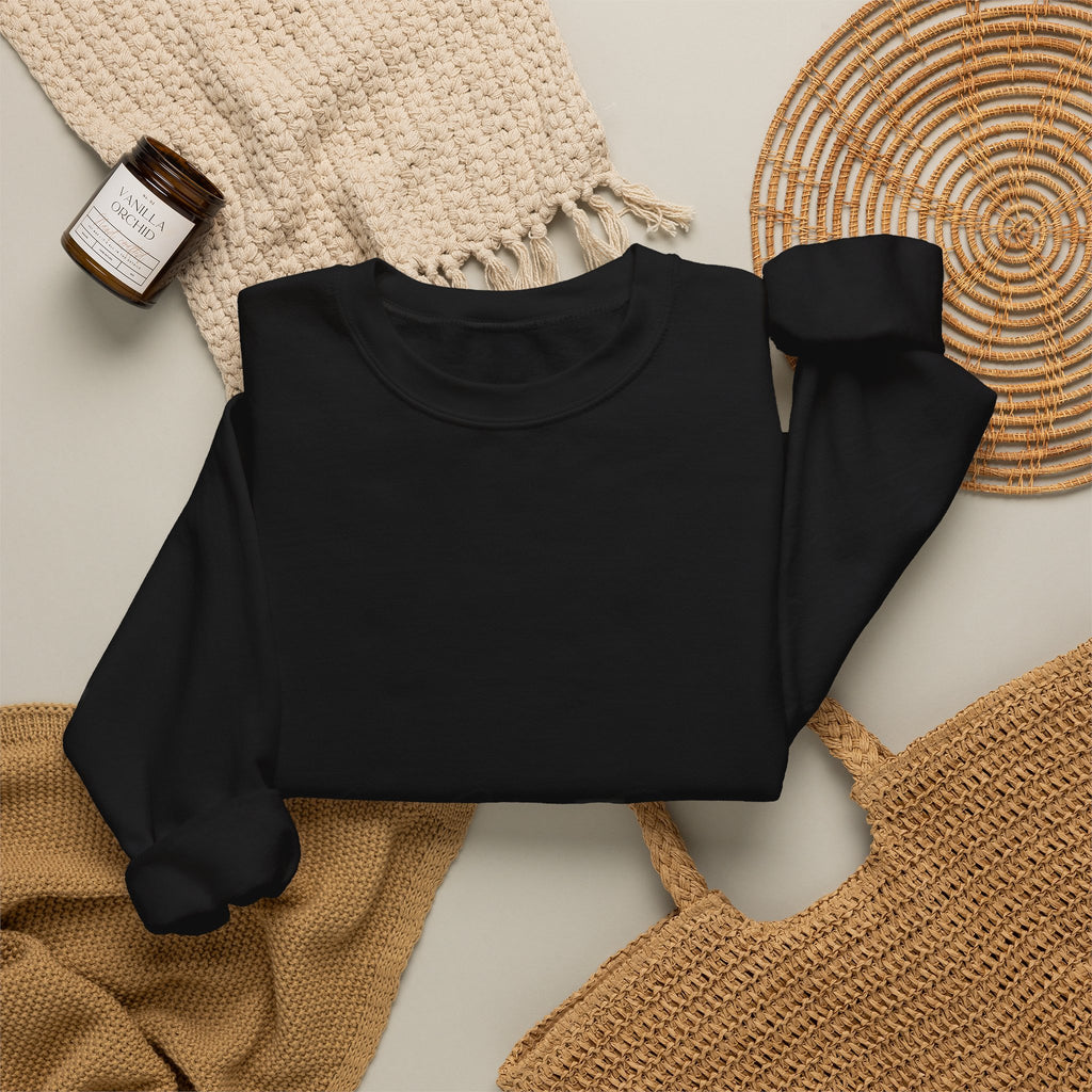 Love You Dad Crewneck Sweatshirt with Minimal Script Father's Day Design