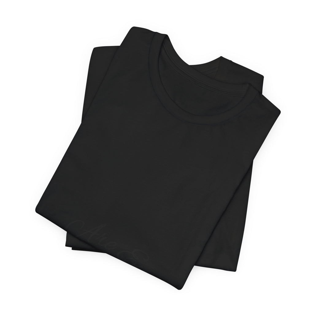 You Are Enough Tee with Inspirational Script Design and Comfortable Fit