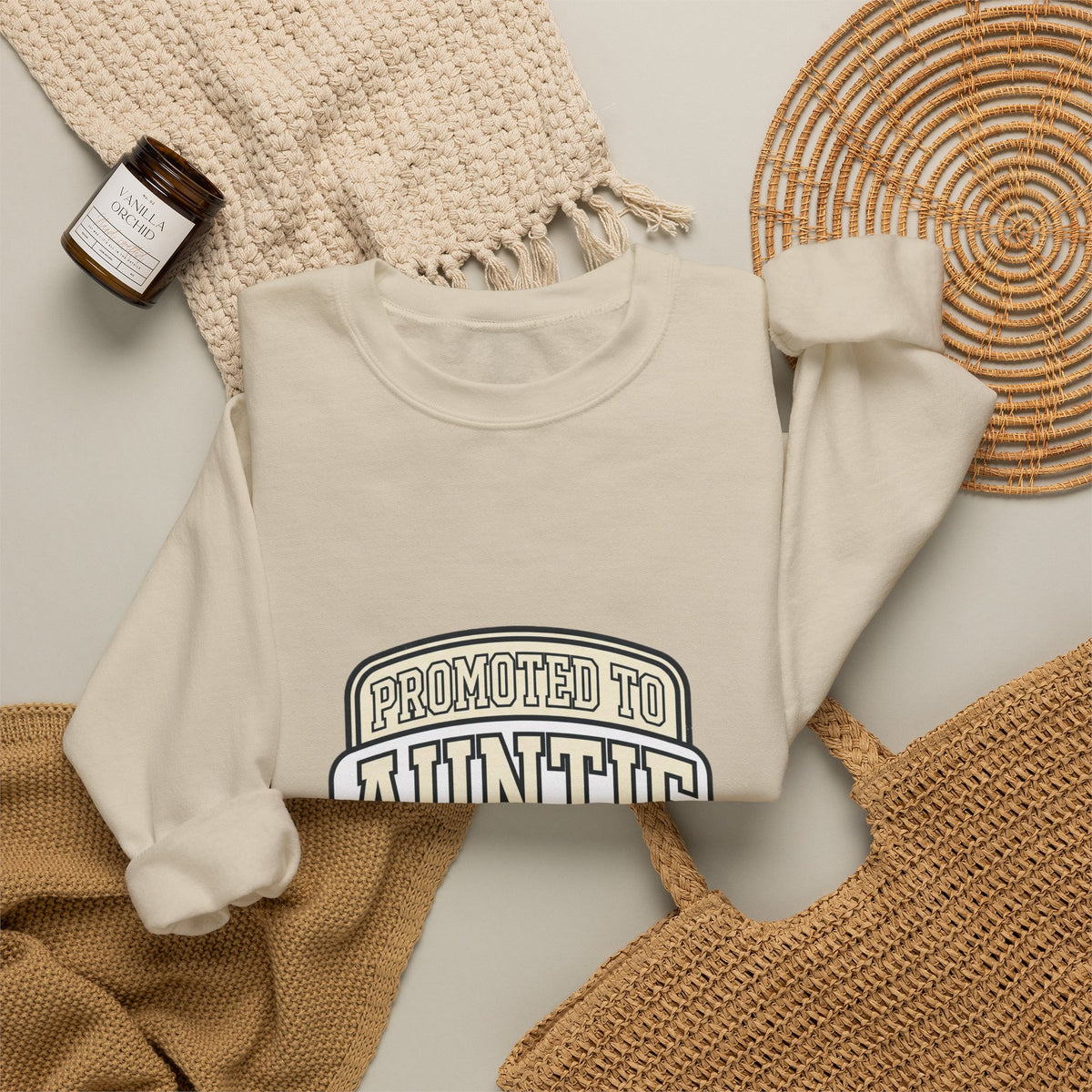 Promoted to Auntie Sweatshirt EST 2026 New Aunt Crewneck Apparel