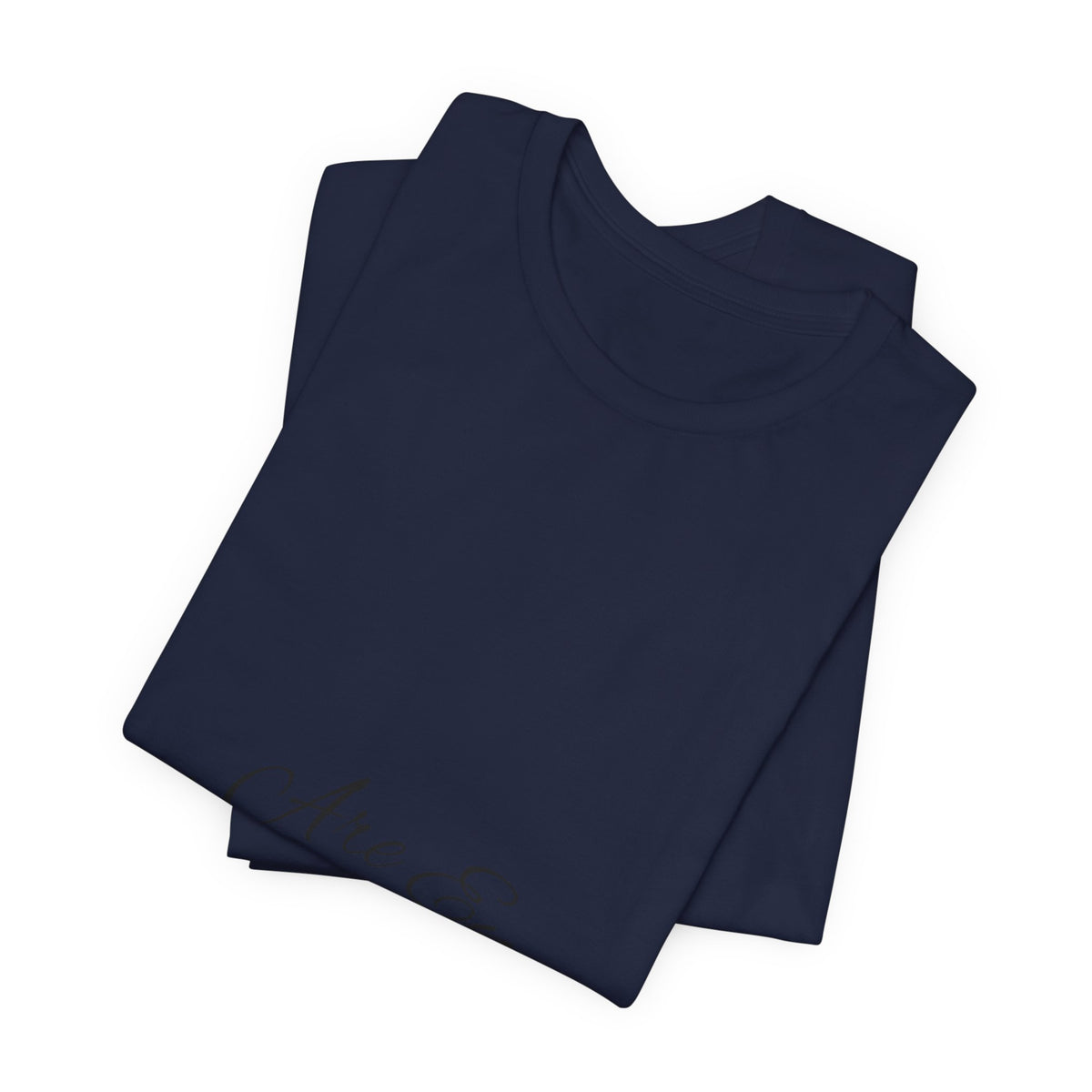 You Are Enough Tee with Inspirational Script Design and Comfortable Fit