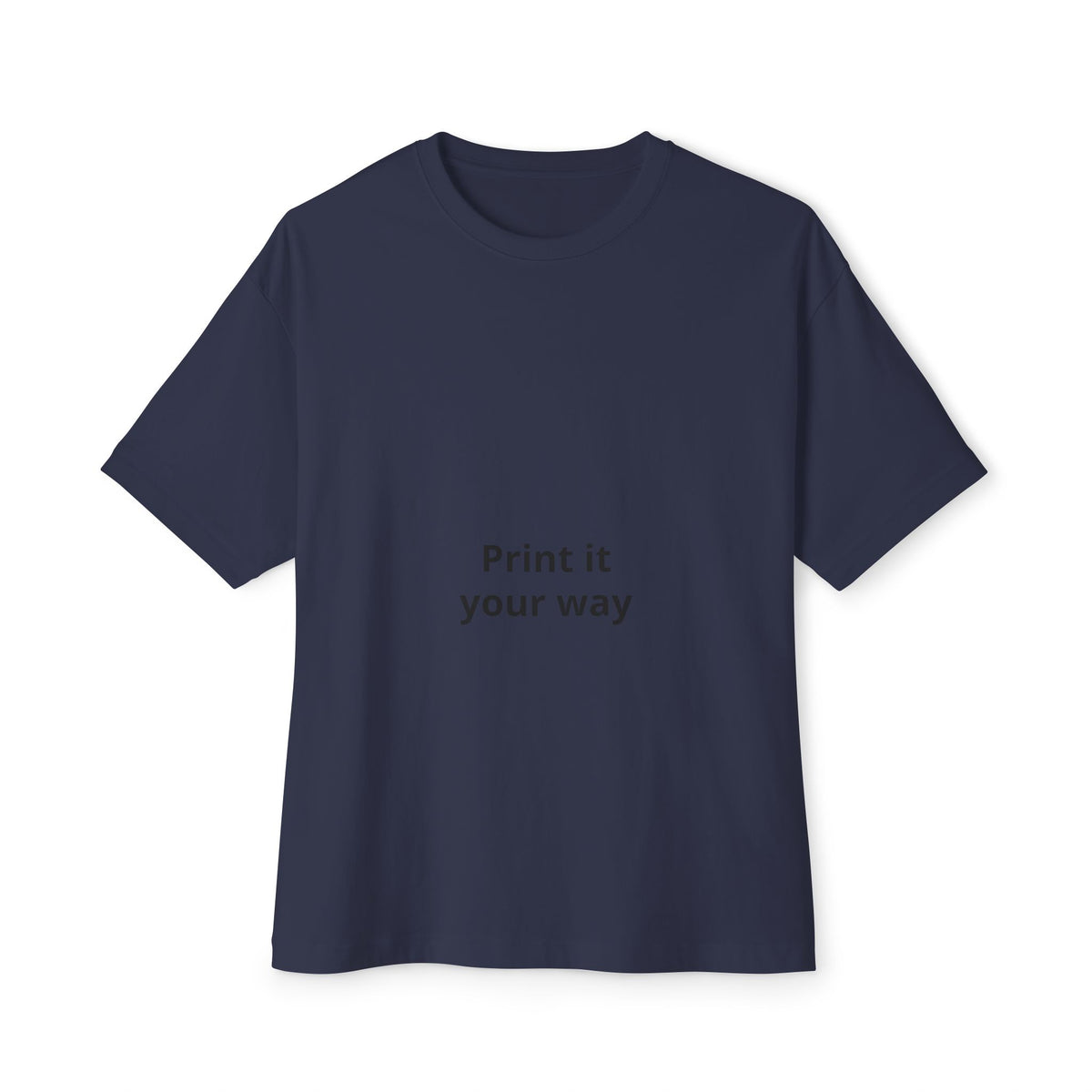 Unisex Oversized Boxy Tee with Relaxed Modern Casual Fit