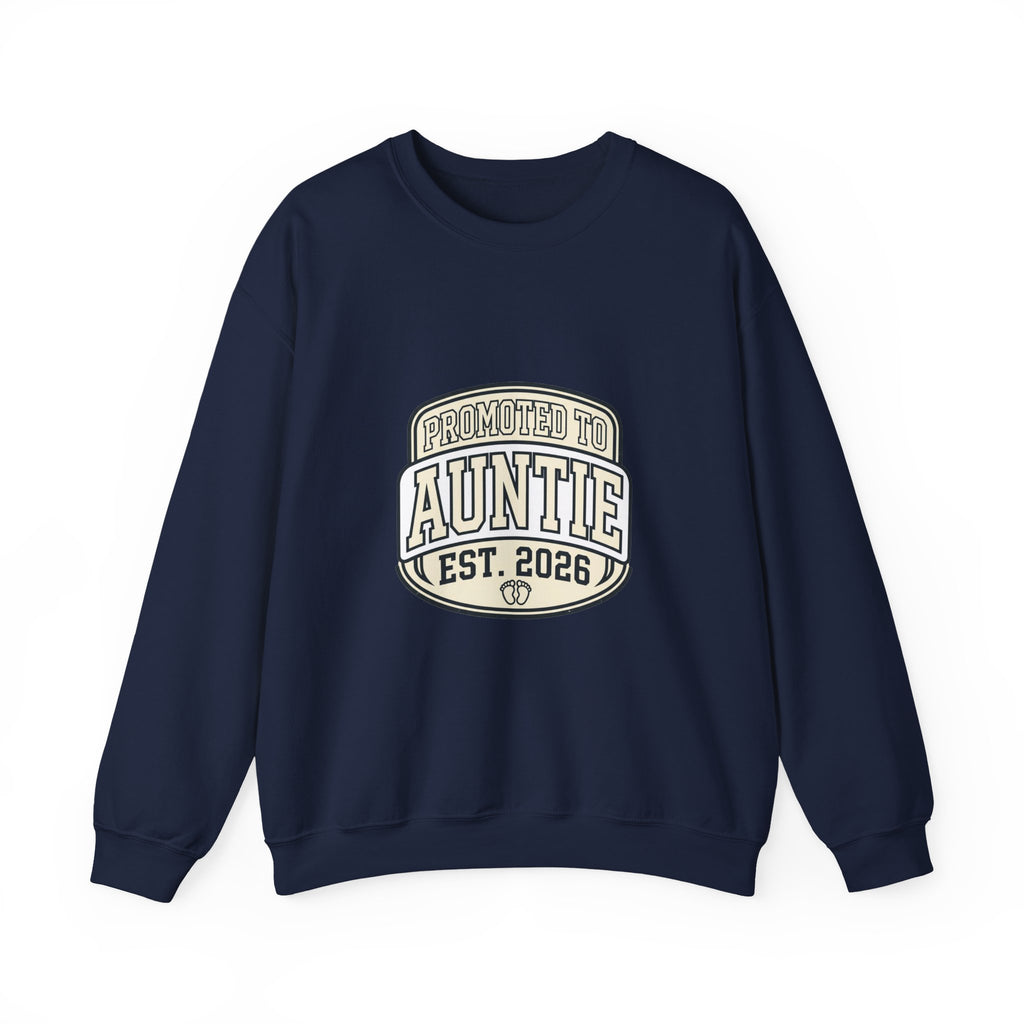 Promoted to Auntie Sweatshirt EST 2026 New Aunt Crewneck Apparel