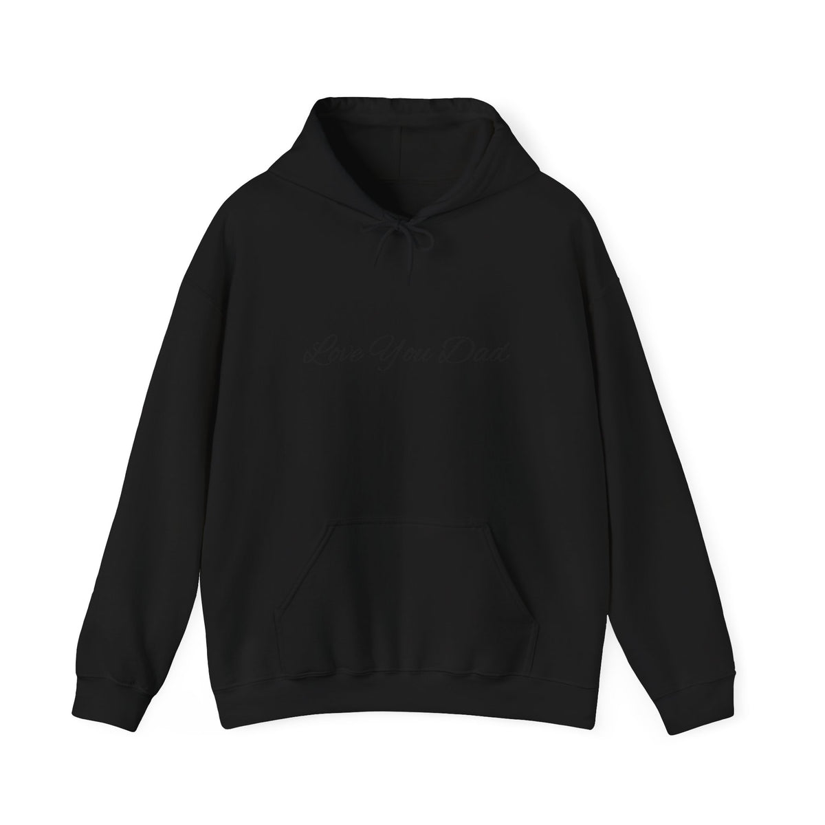 Love You Dad Hoodie with Minimal Script Design for Father’s Day Gift