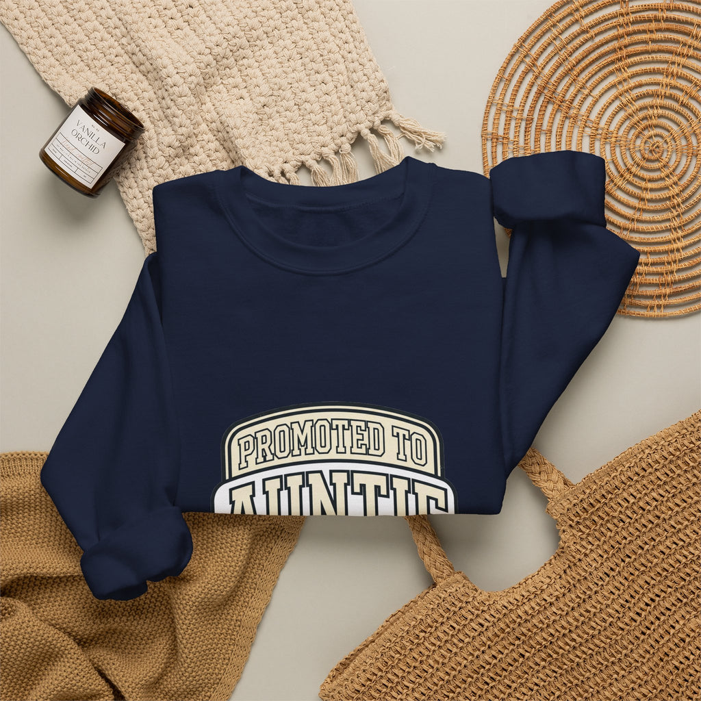Promoted to Auntie Sweatshirt EST 2026 New Aunt Crewneck Apparel