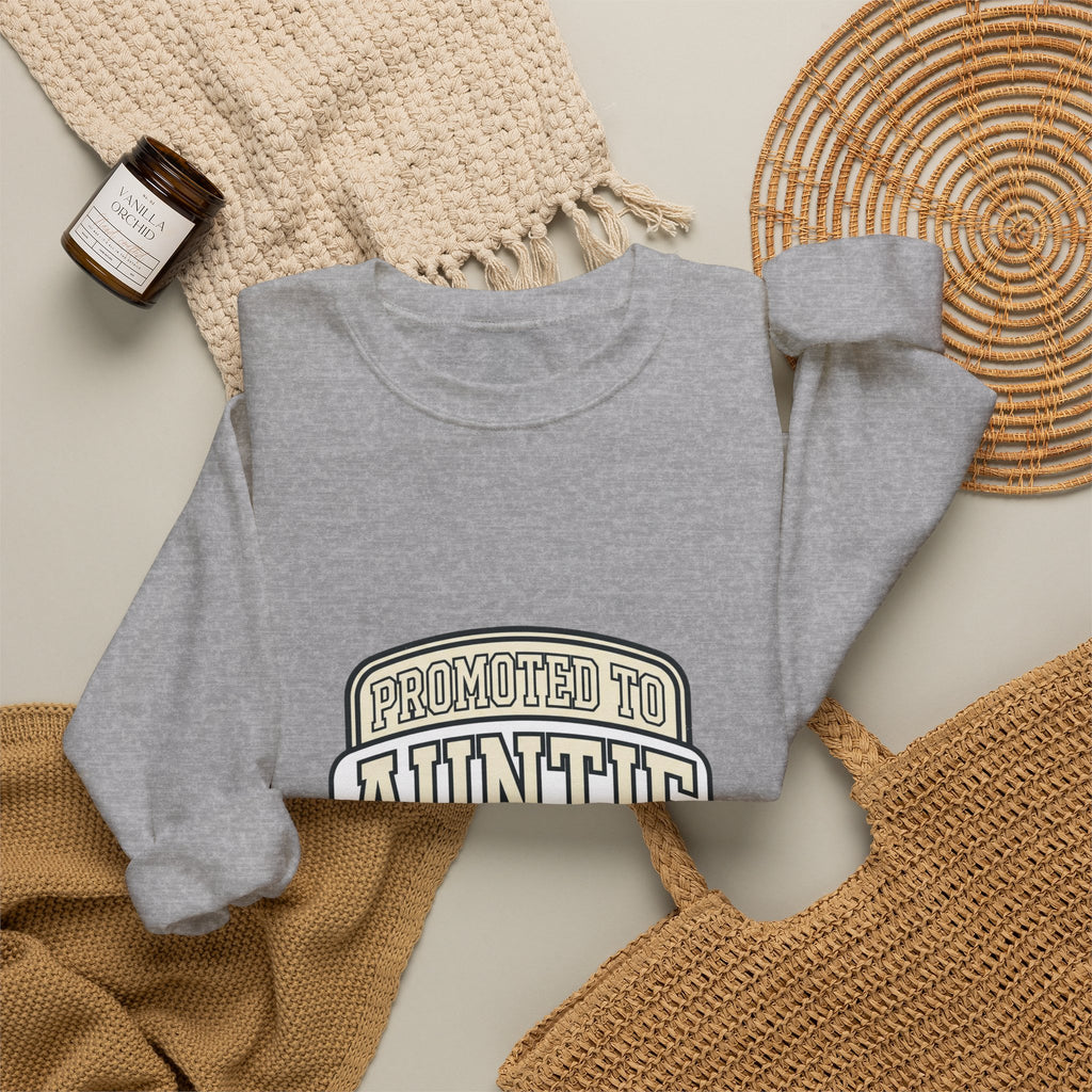 Promoted to Auntie Sweatshirt EST 2026 New Aunt Crewneck Apparel
