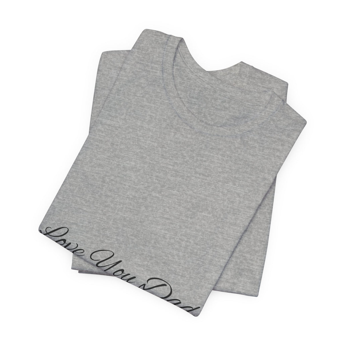 Love You Dad T-Shirt with Simple Script Design for Father’s Day Gift