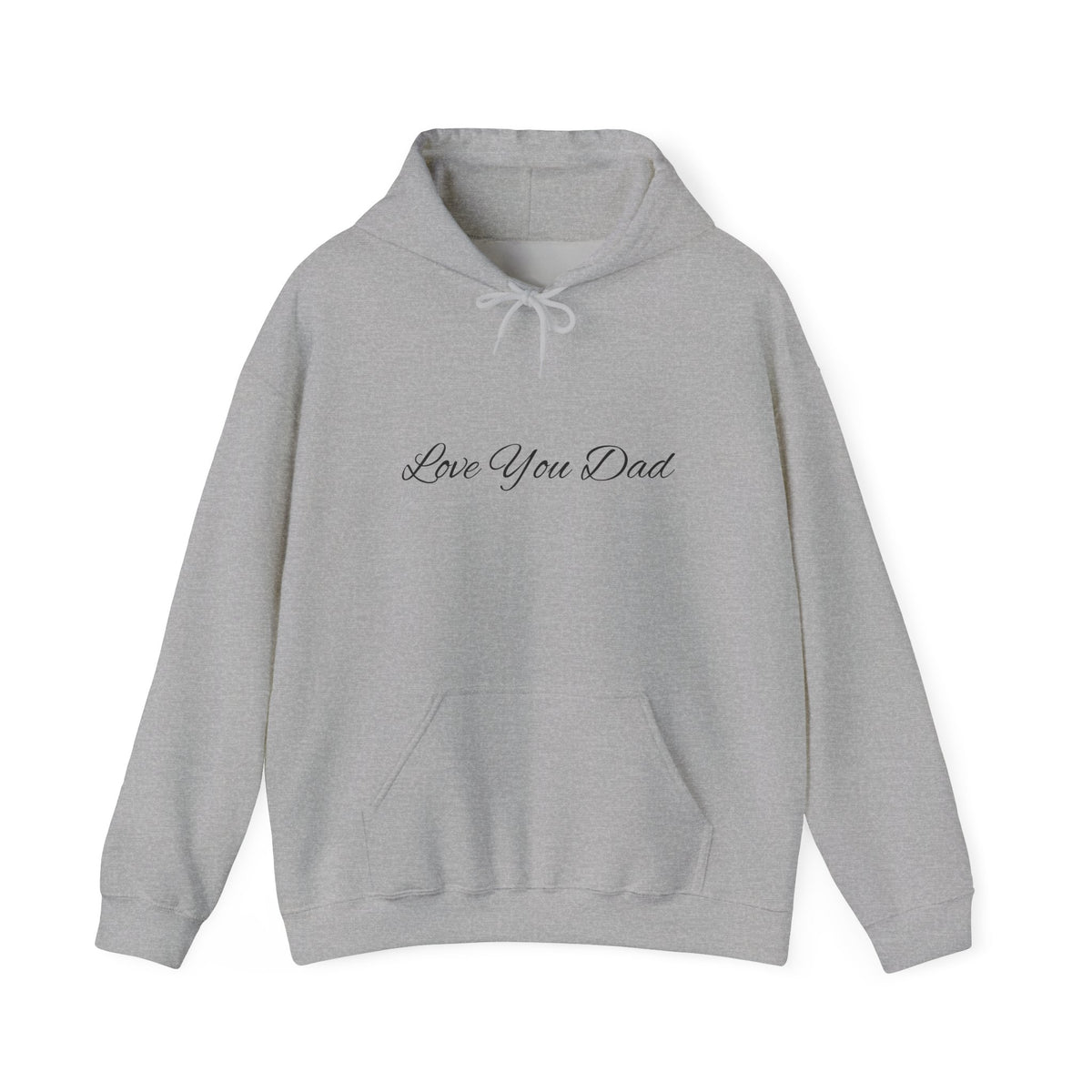 Love You Dad Hoodie with Minimal Script Design for Father’s Day Gift