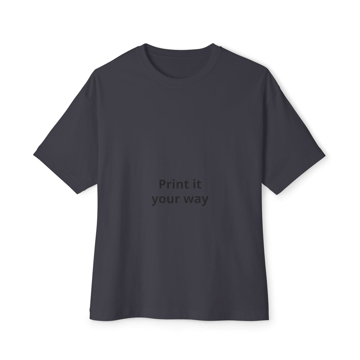 Unisex Oversized Boxy Tee with Relaxed Modern Casual Fit