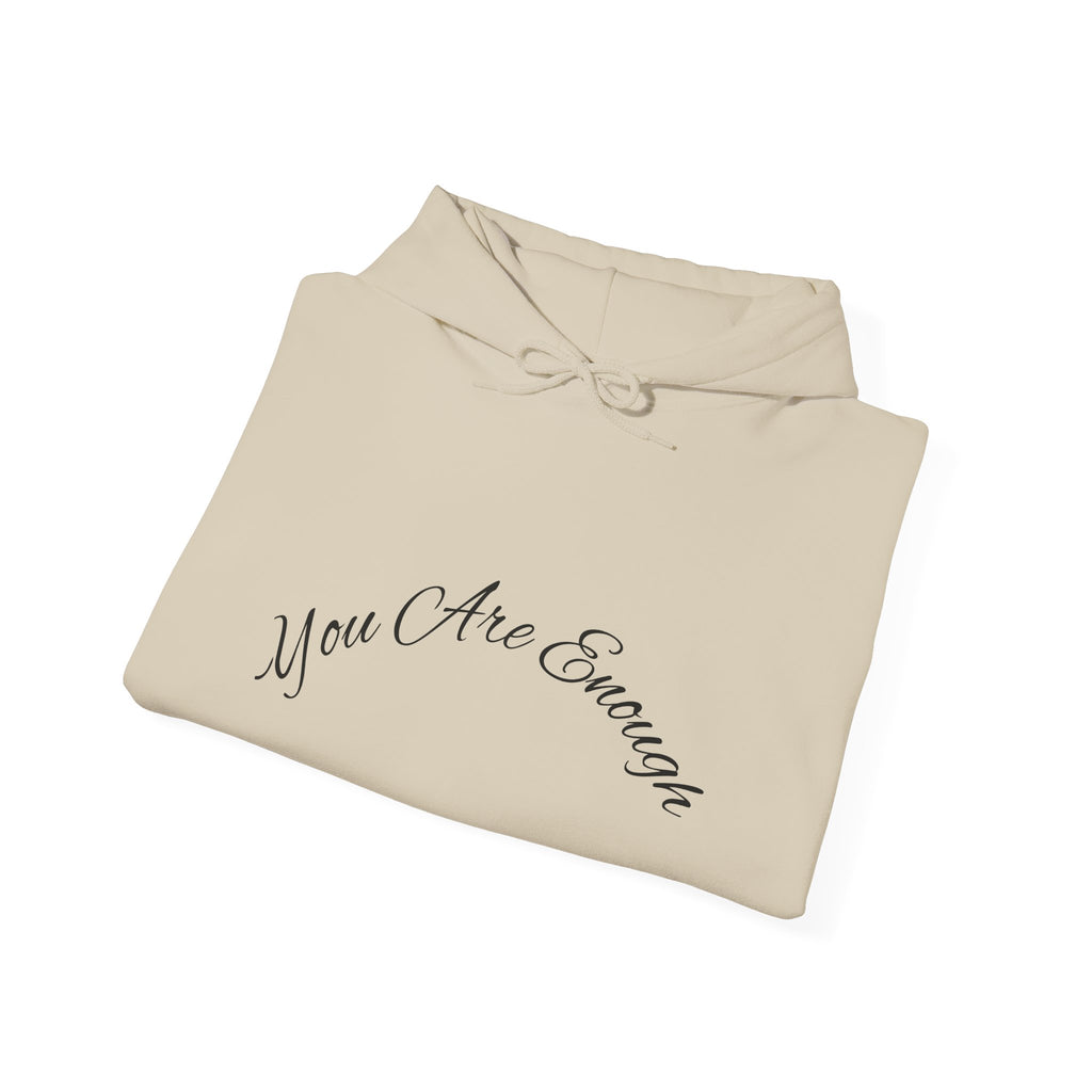 You Are Enough Hoodie with Inspirational Message for Everyday Casual Wear
