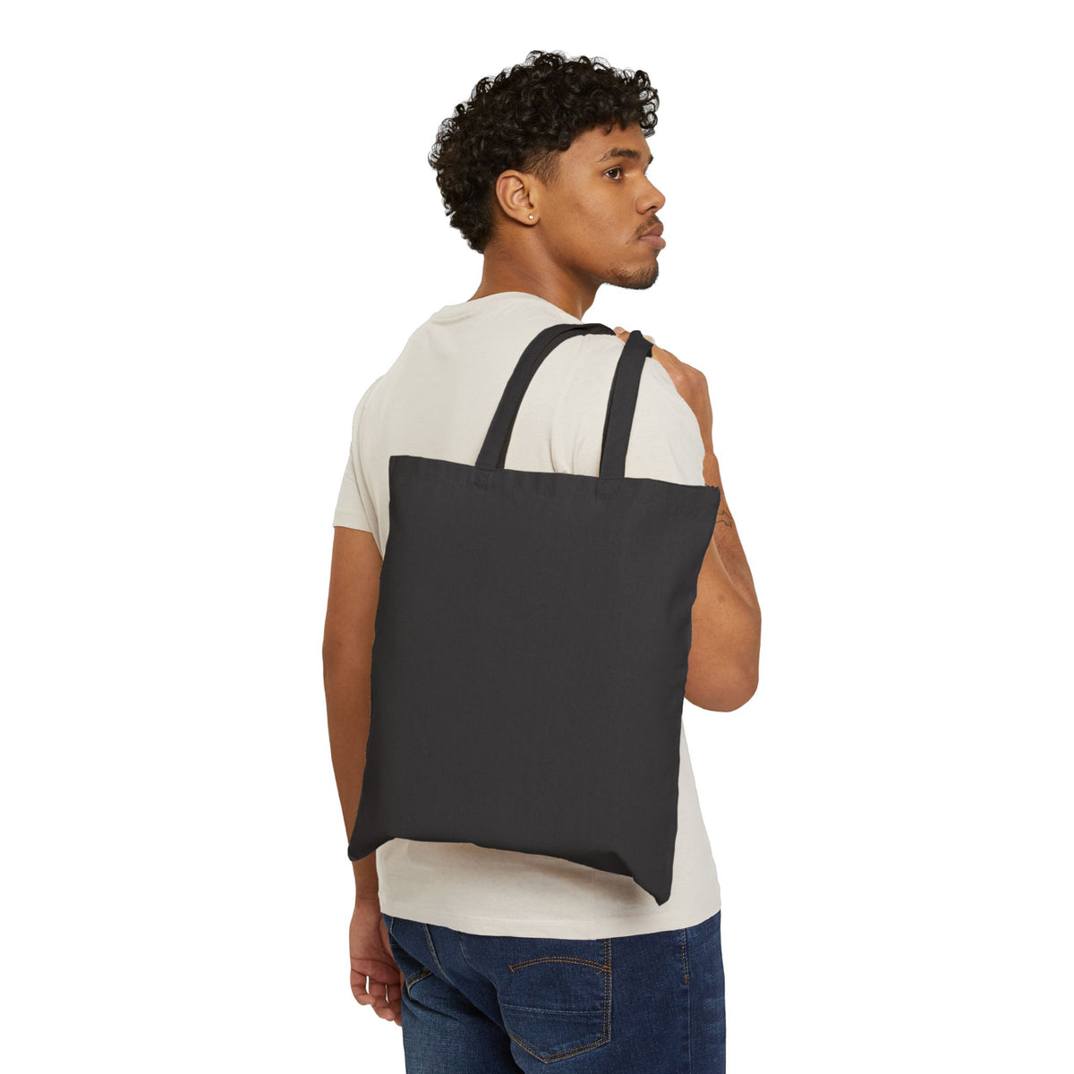 Love You Dad Cotton Canvas Tote for Father's Day Gift